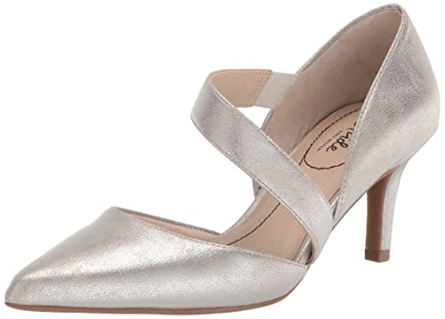 LifeStride Women's Suki Pump, Silver, 7 Wide von LifeStride