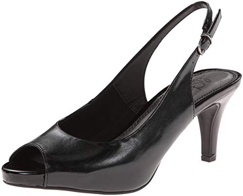 LifeStride Damen Tellertellertellertellertellerteller Dress Sandal, Schwarz glatt, 38 EU von LifeStride