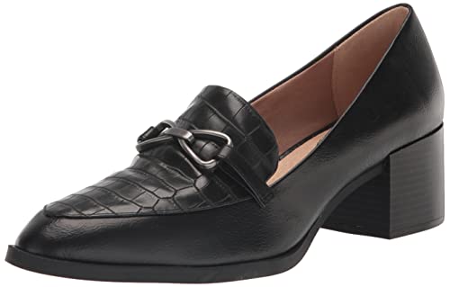 LifeStride Devyn 2 Loafer mit Blockabsatz für Damen, Schwarz, 41 EU von LifeStride