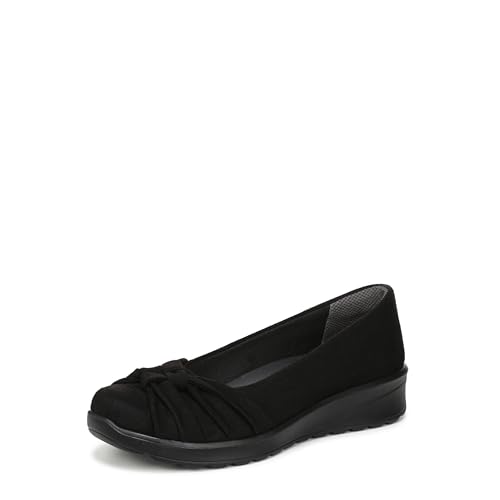 LifeStride Glamour Ballerinas für Damen, Schwarz, 9 Wide von LifeStride