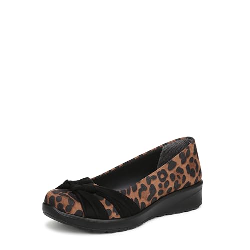 LifeStride Glamour Ballerinas für Damen, braun, 10 Wide von LifeStride