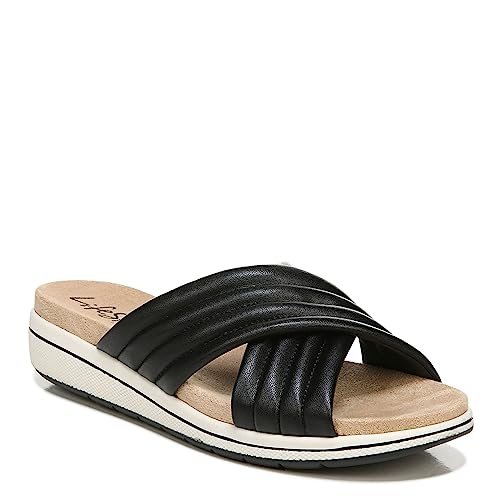 LifeStride Panama Damen Sandale, Schwarz, 39 EU von LifeStride