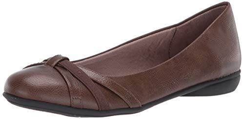 LifeStride Damen Abigail Ballerinas, Dk Tan, 39 EU Weit von LifeStride