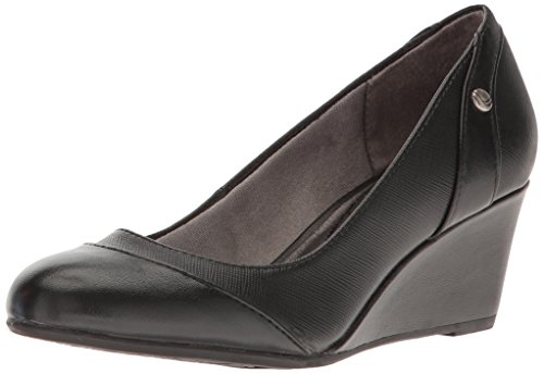 LifeStride Women's Dreams Wedge Pump, Black, 8.5 W US von LifeStride