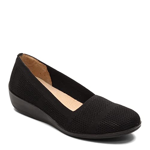 LifeStride Damen Immy Ballerinas, schwarz, 38 EU Weit von LifeStride