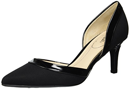 LifeStride Damen Saldana Pumps, Schwarzes Mikrogewebe, 39 EU Weit von LifeStride