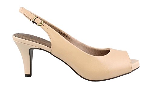 LifeStride Women's Teller Dress Pump, Taupe, 6.5 W US von LifeStride