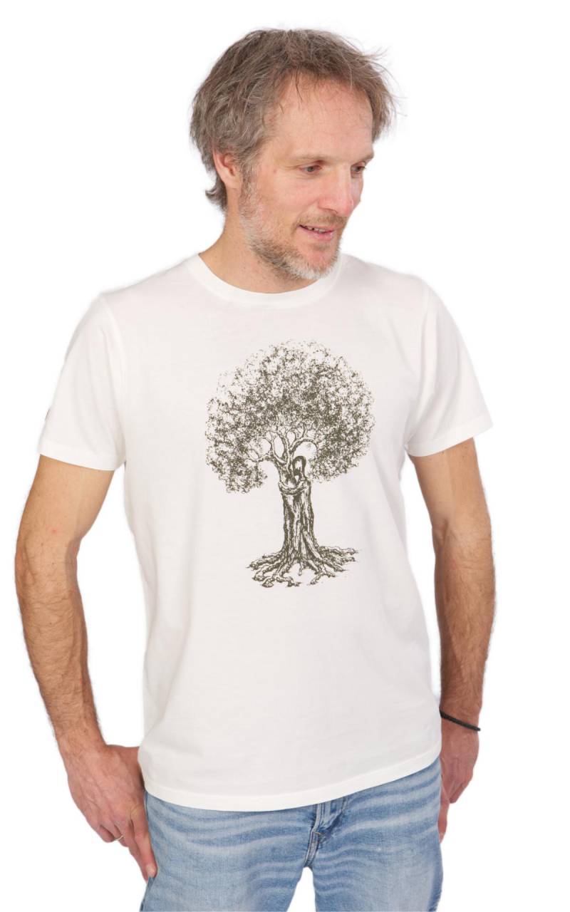 Herren Shirt Treehugger Aus Biobaumwolle/T-Shirt Organic Cotton von LifeTreeDE