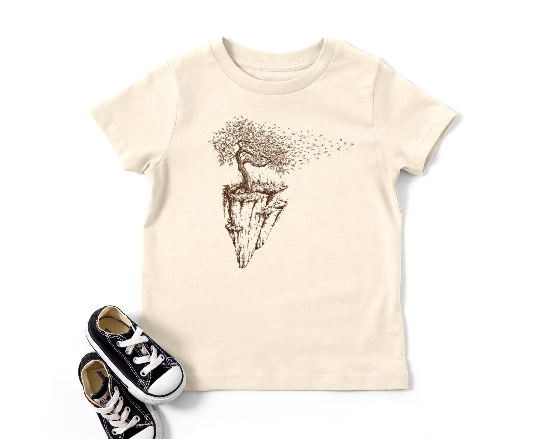 Life-Tree Kids Shirt - Maple Island Tree Of Life Für Den Kindengarten Waldkindergarten Und Das Naturverbundene Kind Biobaumwolle von LifeTreeDE