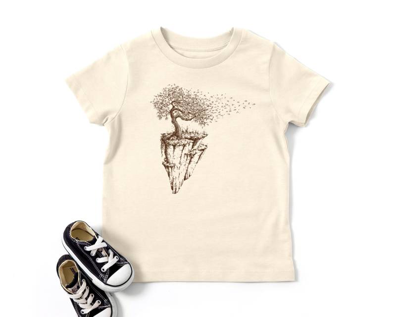 Life-Tree Kids Shirt - Maple Island Tree Of Life Für Den Kindengarten Waldkindergarten Und Das Naturverbundene Kind Biobaumwolle von LifeTreeDE