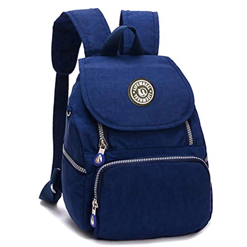 LifeWheel Mini Rucksack Damen Mädchen Klein Wasserdichter Nylon Lässiger Daypacks Reiserucksack Schulrucksack Anti Diebstahl Rucksack von LifeWheel