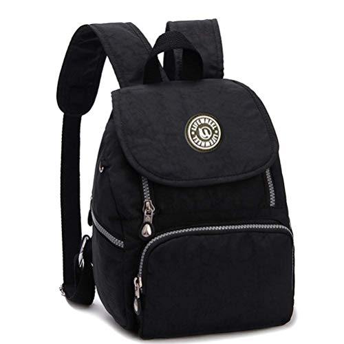 LifeWheel Mini Rucksack Damen Mädchen Klein Wasserdichter Nylon Lässiger Daypacks Reiserucksack Schulrucksack Anti Diebstahl Rucksack von LifeWheel