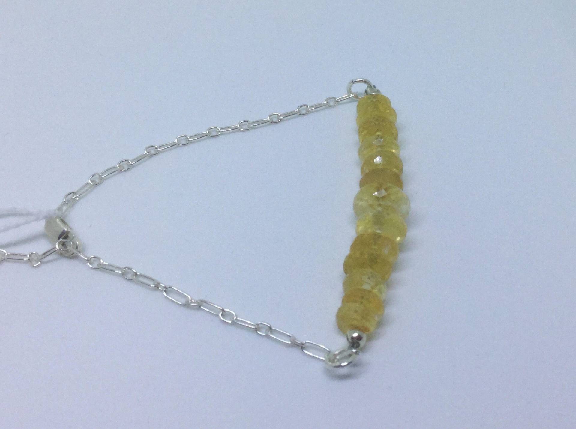 Citrine Und 925 Sterling Silber Armband von LifeWithMoreSparkle