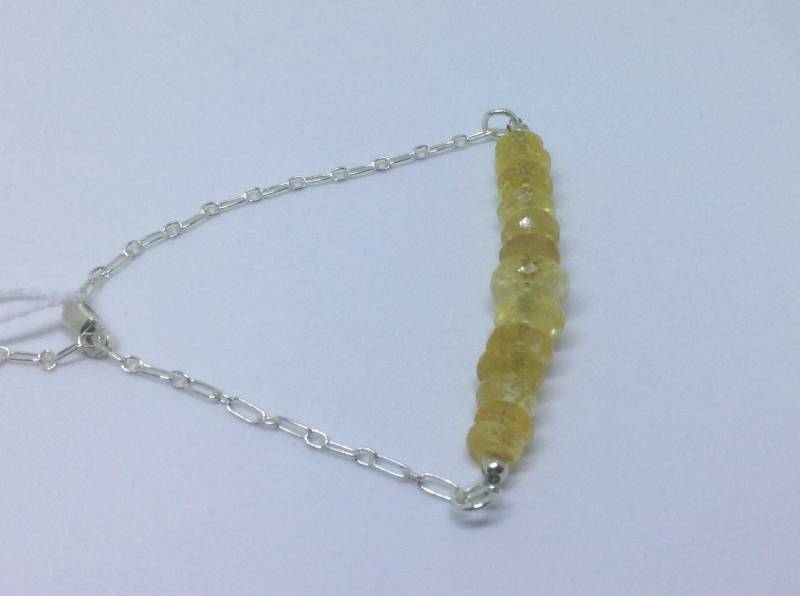 Citrine Und 925 Sterling Silber Armband von LifeWithMoreSparkle