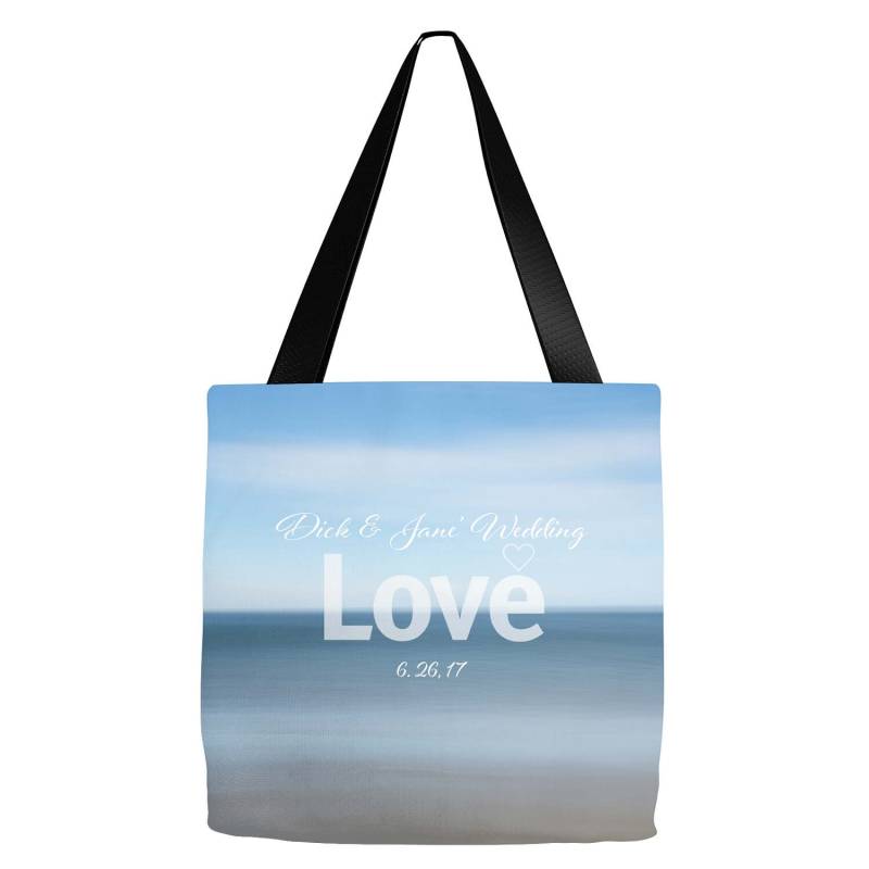 Benutzerdefinierte Namen Tasche | Hochzeit Tote Brautjungferngeschenk Bag-Ozean Strand Design 16 X Oder 18 Strandtasche, Sommer-Tasche von LifeisBalance