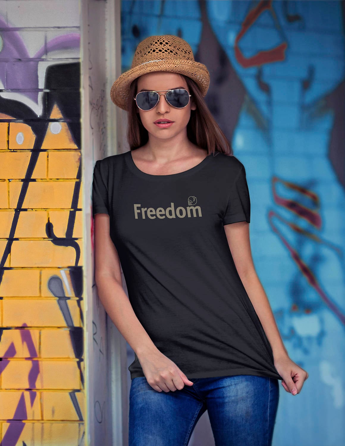 Freiheit Schmetterling T-Shirt Inspirierendes Yoga T-Shirt Für Frauen von LifeisBalance