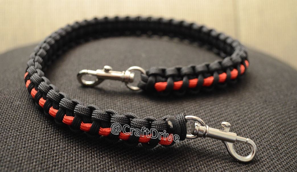 Feuerwehrmann Dünne Rote Linie - 550 Paracord Survival Lanyard Handmade Feuerwehrmann Dünne Rote Linie - 550 Paracord Survival Lanyard Handmade von LifelineOutdoorGear