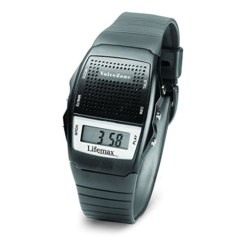 Lifemax Talking Memo Armbanduhr Schwarz 428blk Lifemax Talking Memo Armbanduhr Schwarz 428blk von Lifemax