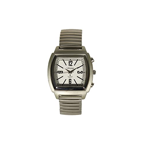 Lifemax unisex-Armbanduhr Analog Quarz Edelstahl 1439E von Lifemax