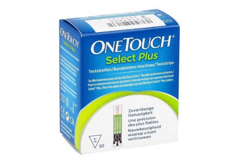 OneTouch Blutzucker-Teststreifen One Touch Select Plus, Spar-Set 50-St., Diabetesmanagement, Blutzuckerspiegel überwachen OneTouch Blutzucker-Teststreifen One Touch Select Plus, Spar-Set 50-St., Diabetesmanagement, Blutzuckerspiegel überwachen von OneTouch