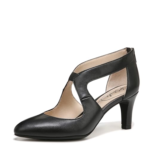 LifeStride Damen Giovanna 2 Pumps, Schwarz glatt, 36 EU Weit von LifeStride
