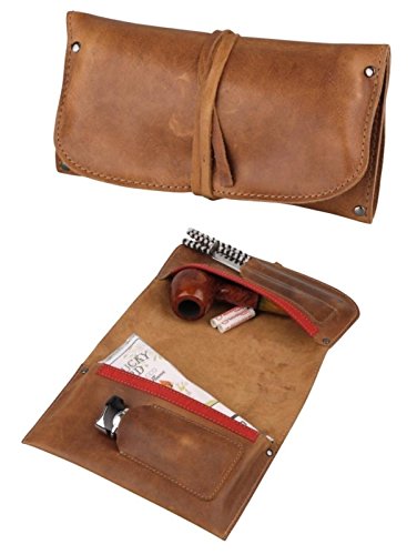 Lifestyle-Ambiente Premium Pfeifenrollbeutel Leder braun Antik 18cm inkl Tastingbogen Lifestyle-Ambiente Premium Pfeifenrollbeutel Leder braun Antik 18cm inkl Tastingbogen von Lifestyle-Ambiente