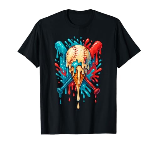 Baseball Drip Baseball Lifestyle 101 Eiscreme für Jungen T-Shirt Baseball Drip Baseball Lifestyle 101 Eiscreme für Jungen T-Shirt von Lifestyle Baseball Drip