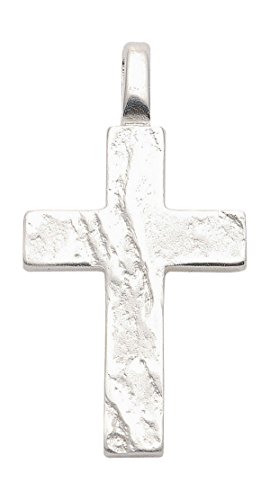 Anhänger Kreuz Kreuzanhänger gehämmert aus 925 Sterling Silber von Lifestyle Schmuck