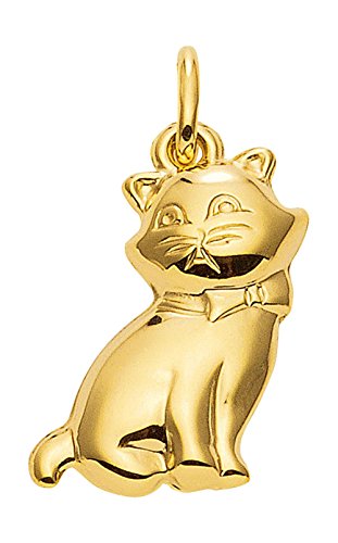 Lifestyle Schmuck Katze Anhänger, Kettenanhänger aus 585 Gold 14 Karat von Lifestyle Schmuck