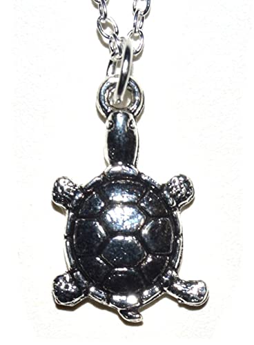 Lifestyle Schmuck Schildkröte Anhänger mit Silber Kette 60cm von Lifestyle Schmuck