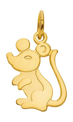 Maus Anhänger, Kettenanhänger aus 333 echt Gold 8 Karat Maus Anhänger, Kettenanhänger aus 333 echt Gold 8 Karat von Lifestyle Schmuck