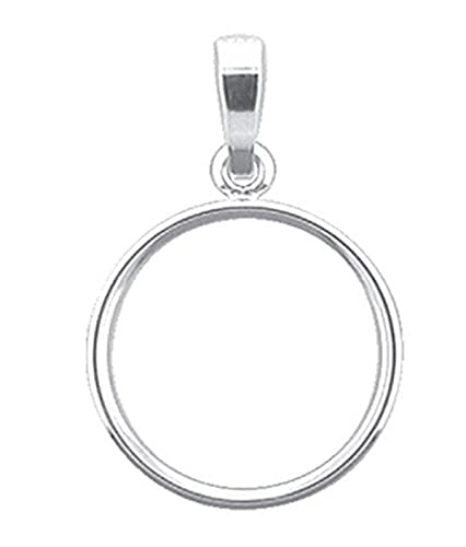 Lifestyle Schmuck Münzfassung Krappenfassung aus 925 echt Silber 23 mm von Lifestyle Schmuck