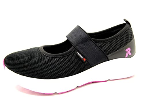 Rieker Mesh 35 Damenschuhe Halbschuhe Slipper Ballerina Schwarz Freizeit, Schuhgröße:37 EU von Rieker