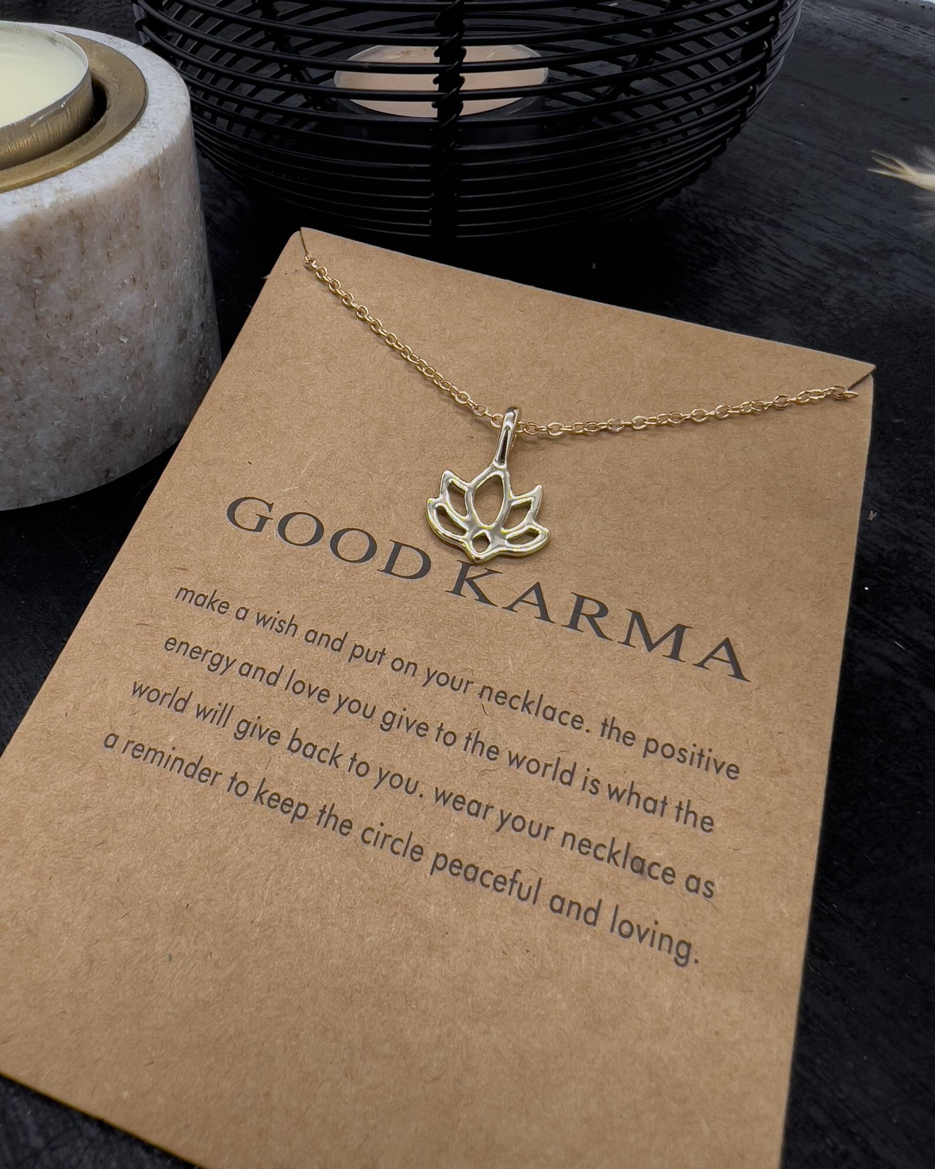 Lotusblüte Kette, Goldene Kette Mit Als Anhänger, Goldene Lotusblüte, Spirit Lotus Lotusblüte Kette, Goldene Kette Mit Als Anhänger, Goldene Lotusblüte, Spirit Lotus von LifestyleAccessoires