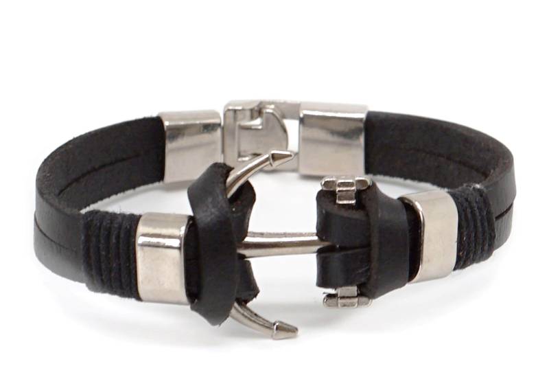 Lederarmband Im Maritimen Stil Mit Anker Lederarmband Im Maritimen Stil Mit Anker von LifestyleByDK