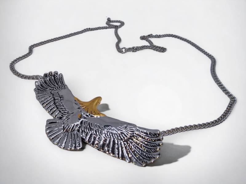 Maskuline Adler-Halskette Edelstein-Anhänger, 62 cm Länge, Karabinerverschluss. Geschenk Für Stilbewusste Männer Maskuline Adler-Halskette Edelstein-Anhänger, 62 cm Länge, Karabinerverschluss. Geschenk Für Stilbewusste Männer von LifestyleByDK