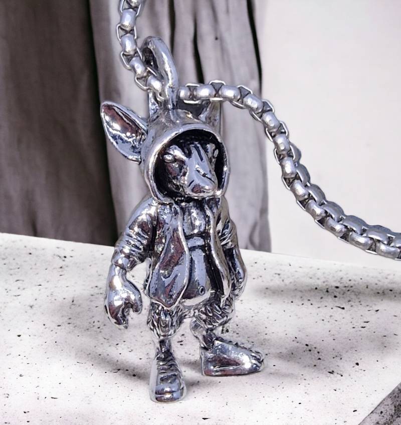 Ratten Anhänger Mit Kette - Wikinger Gothic Halskette Geschenk Für Ihn Ratten Anhänger Mit Kette - Wikinger Gothic Halskette Geschenk Für Ihn von LifestyleByDana