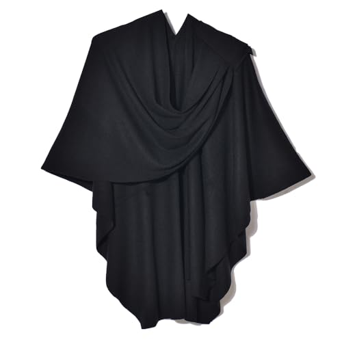 Lifetooler Damen Poncho Elegant Schal mit ärmeln Warm Cape Damen Strick Poncho Strickjacke übergroße für Frühling, Herbst und Winter von Lifetooler