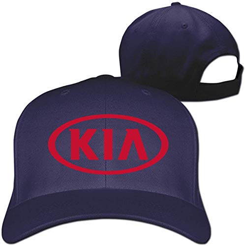 Lifewfrc2018 New Customized KIA_Car Logo Geek 100% Cotton Cricket Cap for Boys Casquette Navy von Lifewfrc2018