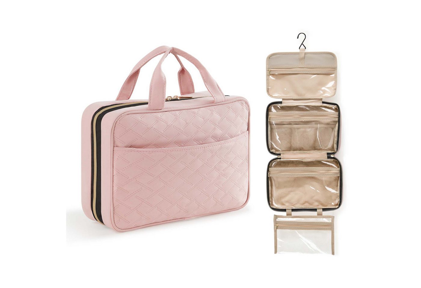 Lifewit Kulturbeutel Reise Kulturtasche, Wasserabweisende Kulturbeutel mit Nassfach von Lifewit