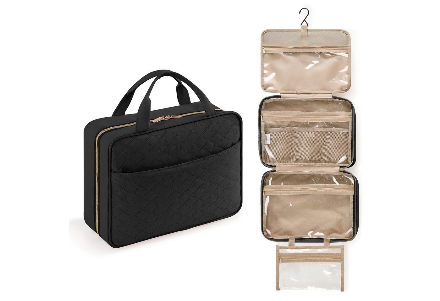 Lifewit Kulturbeutel Reise Kulturtasche, Wasserabweisende Kulturbeutel mit Nassfach von Lifewit