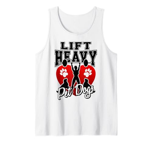 Heben Sie schwere Hunde für starke Frauen Fitnessstudio Tank Top Heben Sie schwere Hunde für starke Frauen Fitnessstudio Tank Top von Lift Heavy Pet Dogs Workout Gear