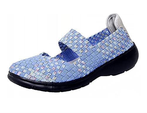 Lifup Damen Slip On Sneaker Geflochtene Leichte Elastische Gemütlich Sportschuhe Turnschuhe Bequem Freizeitschuhe Walking Schuhe Blau 39 EU Lifup Damen Slip On Sneaker Geflochtene Leichte Elastische Gemütlich Sportschuhe Turnschuhe Bequem Freizeitschuhe Walking Schuhe Blau 39 EU von Lifup