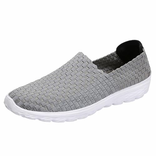 Lifup Slip-On Sneakers Herren Sportschuhe Laufschuhe Fitness Ohne Schnürsenkel Walkingschuhe Turnschuhe Atmungsaktiv Freizeitschuhe Grau 41 EU Lifup Slip-On Sneakers Herren Sportschuhe Laufschuhe Fitness Ohne Schnürsenkel Walkingschuhe Turnschuhe Atmungsaktiv Freizeitschuhe Grau 41 EU von Lifup