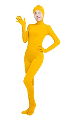 Lifup Unisex Ganzkörperanzug mit Füßen Catsuit Gesicht Offene Unitard Anzug Suit Kostüm Gelb L Lifup Unisex Ganzkörperanzug mit Füßen Catsuit Gesicht Offene Unitard Anzug Suit Kostüm Gelb L von Lifup