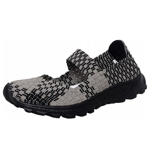 Lifup Walkingschuhe Damen Slip on Sneaker Freizeitschuhe Loafers Sportschuhe Atmungsaktiv Turnschuhe Bequeme Schlupfschuhe Grau 40 EU Lifup Walkingschuhe Damen Slip on Sneaker Freizeitschuhe Loafers Sportschuhe Atmungsaktiv Turnschuhe Bequeme Schlupfschuhe Grau 40 EU von Lifup