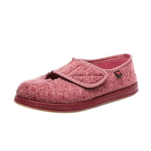 Lifup Winter Damen Diabetiker Schuhe Ödem Geschwollen Weit Verstellbare Leichte Hausschuhe Rosa 36.5 von Lifup