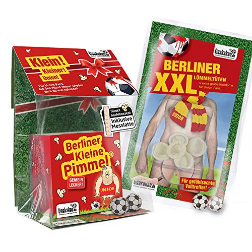 Ligakakao Union Boxershorts ist jetzt KLEINE PIMMEL Set 1: KLEINE Schadenfreude by rot-gelb männer Shorts Unterhosen von Ligakakao