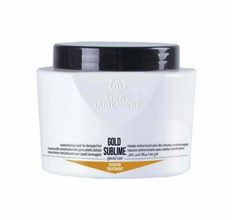 Light Irridiance Haarkur Gold Sublime Keratin Treatment Mask 500ml Light Irridiance Haarkur Gold Sublime Keratin Treatment Mask 500ml von Light Irridiance