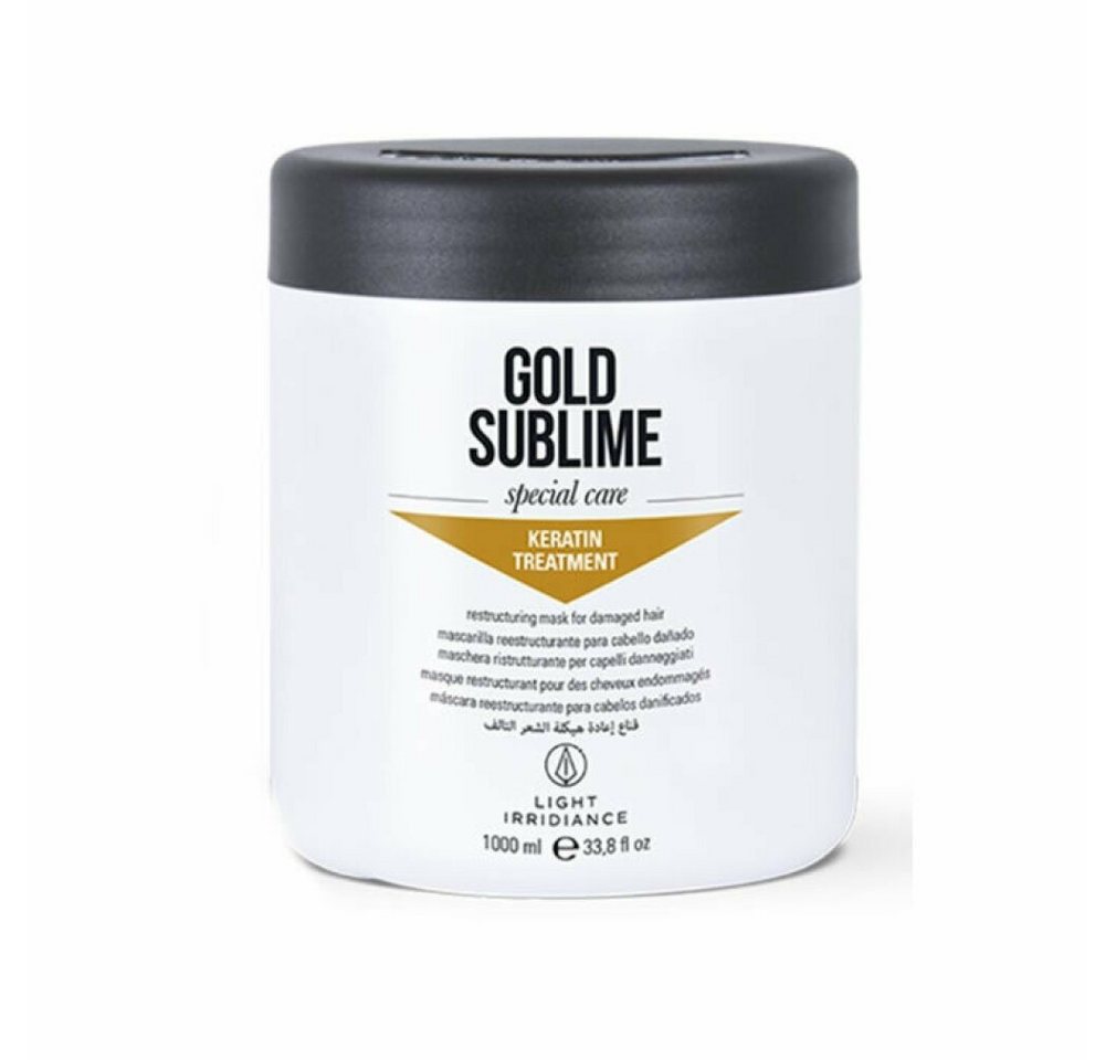 Light Irridiance Haarkur Gold Sublime Keratin Treatment Mask 1000ml Light Irridiance Haarkur Gold Sublime Keratin Treatment Mask 1000ml von Light Irridiance